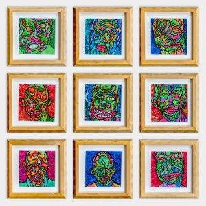 FUNNY FACES POLYPTIQUE