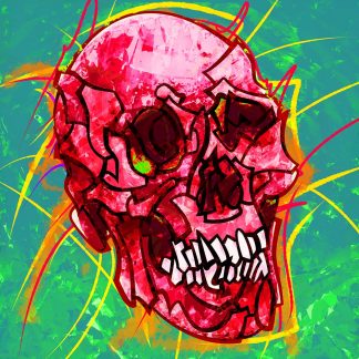 SKULL 03 ROUGE